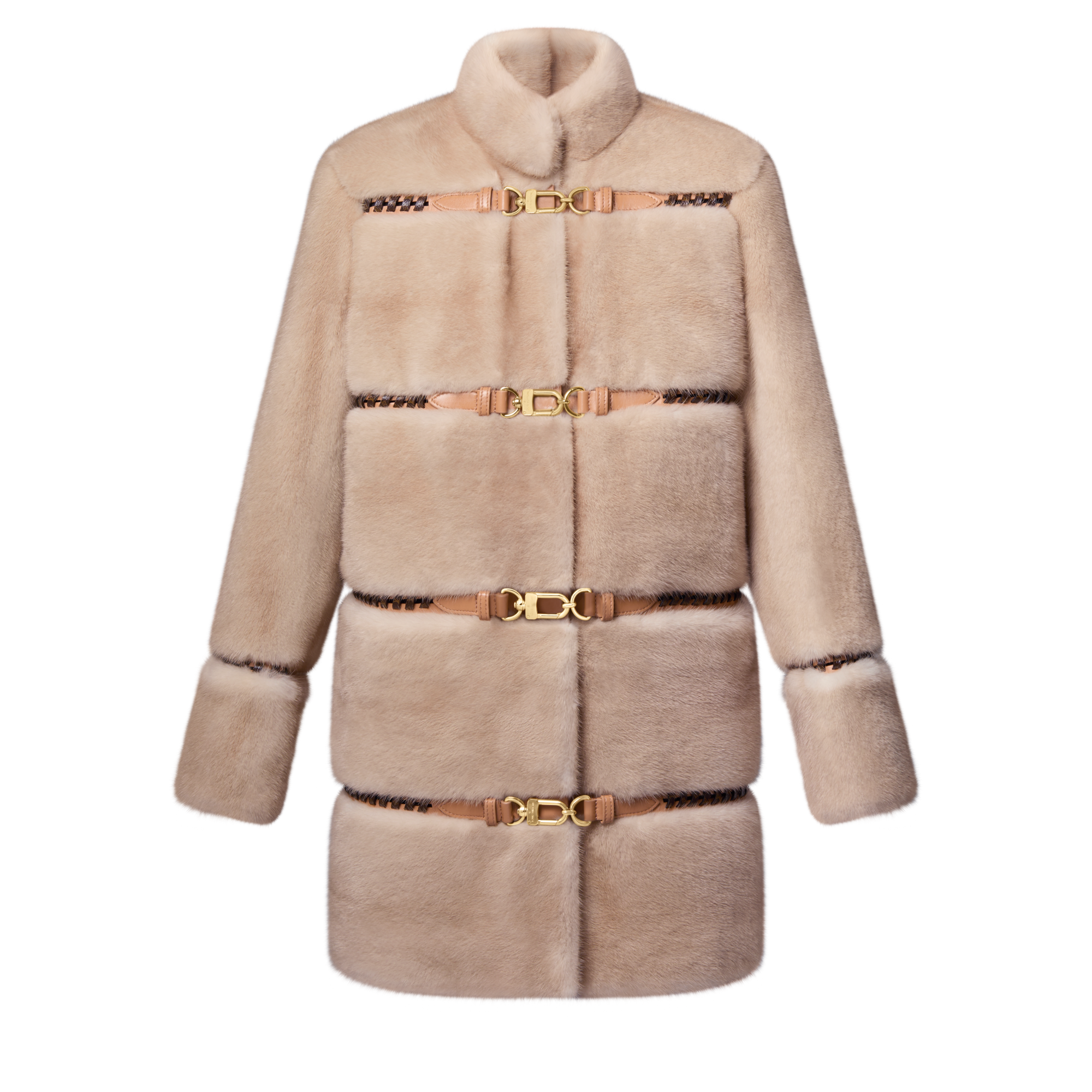 Stripped Mink Coat - Ready-to-Wear | LOUIS VUITTON